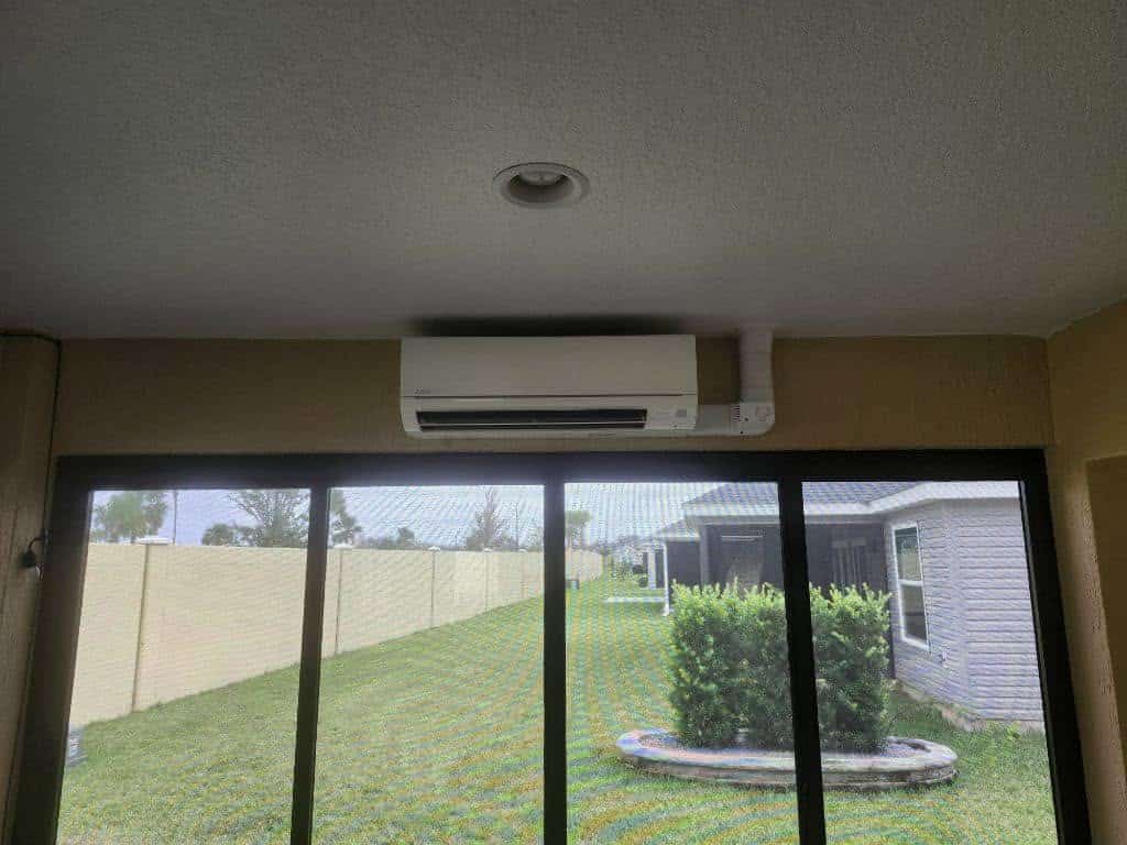 Mitsubishi Electric AC mini-split install for one of our great customers in The Villages, Florida
